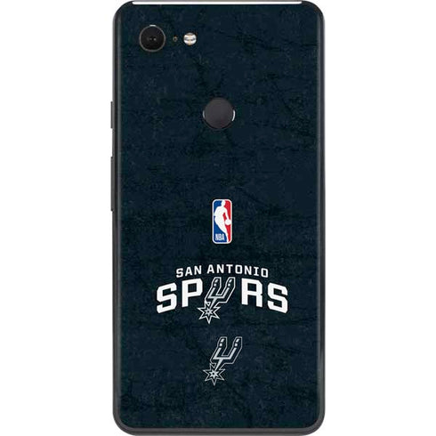 NBA San Antonio Spurs Distressed Google Pixel 3 XL Skin